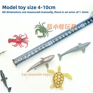 Ensemble de figurines en PVC d'animaux marins variés : Grand requin blanc, baleine – Cadeau éducatif pour enfants sur le thème <span class=keywords><strong>du</strong></span> <span class=keywords><strong>monde</strong></span> sous-marin (4-6 ans) - Product Image 3