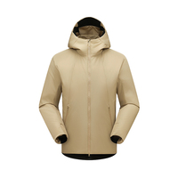 Veste de randonnée thermique rembourrée à capuche unisexe personnalisée, étiquette privée, ultra-légère, imperméable, coupe-vent, OEM clé en main, 5 couleurs