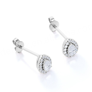 Bague en argent sterling 925 avec logo personnalisé, moissanite taille ronde, plaqué or, bijoux pour magasins - Product Image 5