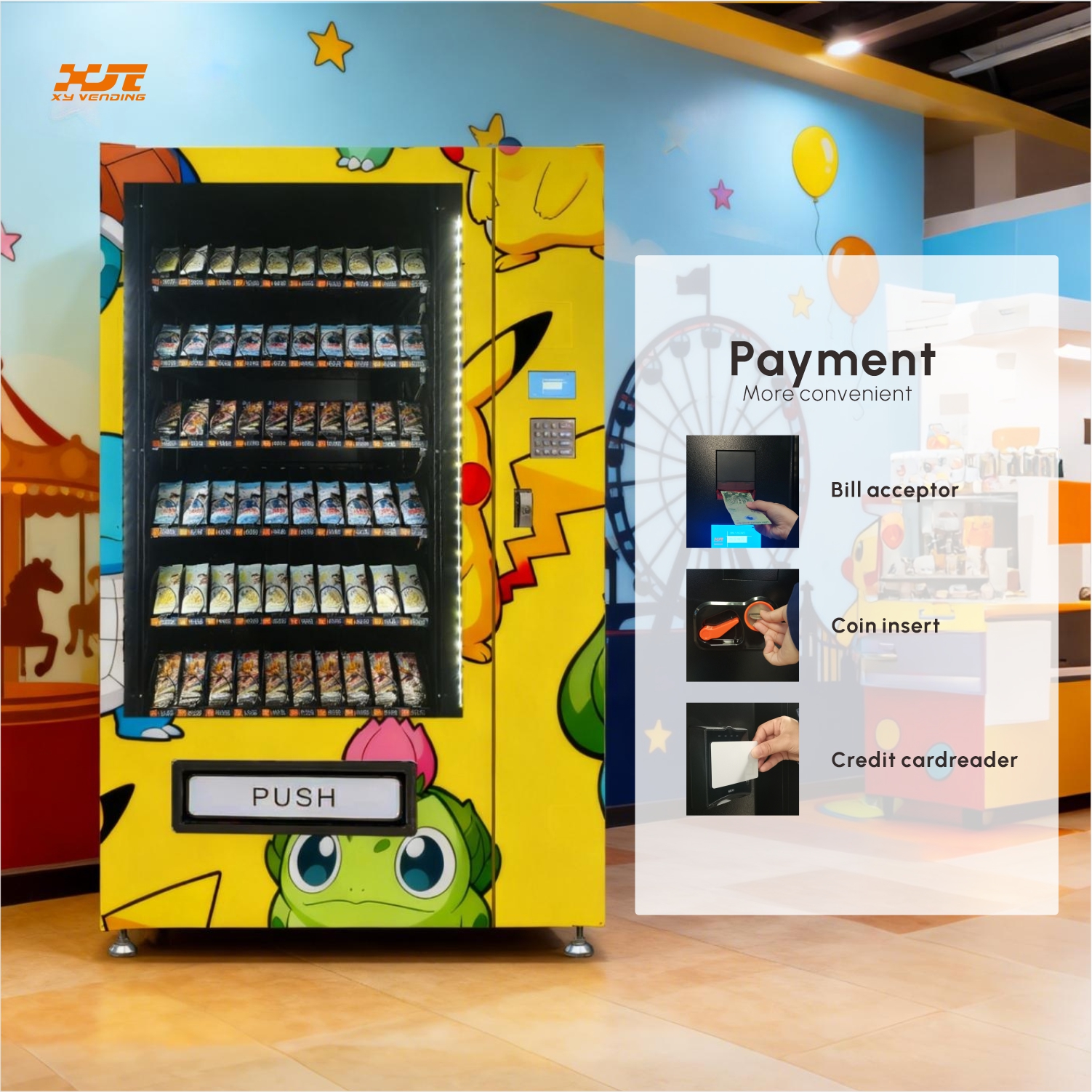 In Stock Mechanical Ticket Vending Machine Long-Lasting