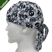 Durags de sport en maille respirante et absorbante, en soie élastique, personnalisés OEM, de haute qualité, pour la moto