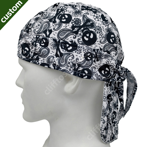 Durags <span class=keywords><strong>de</strong></span> <span class=keywords><strong>moto</strong></span> <span class=keywords><strong>de</strong></span> haute qualité en maille respirante et absorbante, en soie élastique, personnalisables OEM, pour un sommeil agréable - Product Image 3