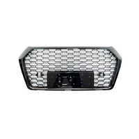 Nouvelle calandre de radiateur en ABS style nid d'abeille pour Audi Q5 B9 2019-2021, style RSQ5