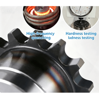 Accouplement flexible à chaîne KC en acier 45 pour moteur à engrenages à rouleaux GL, couple élevé, personnalisable, OEM, alésage 20 mm, couple nominal 300 Nm