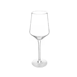 MEIZHILI Crystal Wine Glass China made Handblown 14oz Glasses Dishwasher safe Clear glass Modern Wine Glasses with Stem