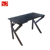 Bureau d'ordinateur portable pliable multifonction en métal pour jeux