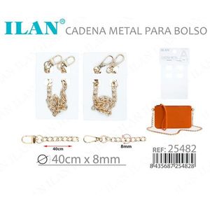 Catena in metallo ILAN per borsa 40cm X 8mm colore oro - Product Image 3