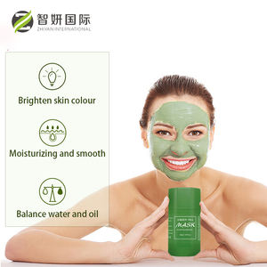 顔を浄化する韓国製保湿プライベートラベルグリーンティー泥マスクスティック - Product Image 4