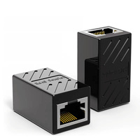 Pour Cat7/Cat6/Cat5e/Cat5 connecteur d'extension de câble Ethernet femelle à femelle en ligne coupleur RJ45 connecteurs coupleur Ethernet