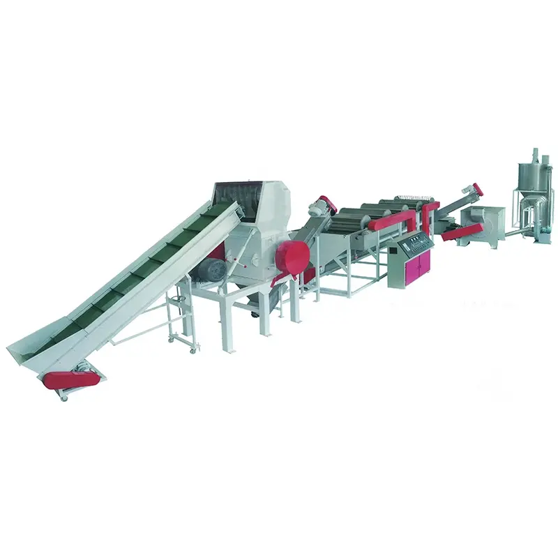 China Factory Gerecycled Plastic Crusher Machine 1000 Kg/u Plastic Recycling Machine Grote Recycling Plastic Verpletterende Machine Lijn