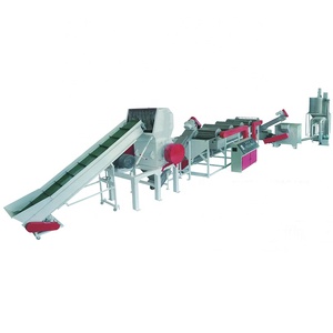 China Factory Recycled Plastic Crusher Machine 1000 kg/h plastic recycling machine large recycling plastic crushing machine line