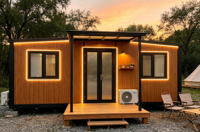 Villa Modulaire Préfabriquée de Luxe Moderne 40FT Extensible avec 3 Chambres, Cuisine et Salle de Bain Intégrées – Populaire aux États-Unis pour la Famille