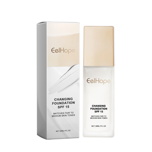 Eelhope Base per il trucco idratante per fondotinta naturale a lunga durata per coprire le imperfezioni della pelle che cambiano le fondamenta - Product Image 1