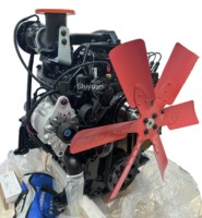 Moteur d'origine 4BTA3.9-C125 pour engins de construction, assemblage de moteur diesel Cummins