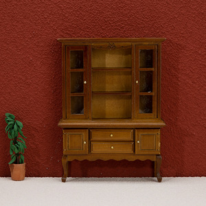 1:12 échelle bricolage bois Miniature buffet armoire OB11 modèle pour maison de poupée meubles et Restaurant scène accessoire - Product Image 5