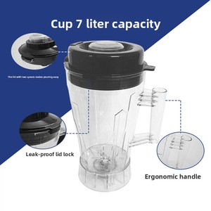 <span class=keywords><strong>BARBOSA</strong></span>/<span class=keywords><strong>BARBOSA</strong></span> Machine à lait de soja commerciale 6L 7L, Lame de coupe dédiée, Mixeur haute vitesse, Machine à granita, Accessoires pour planche à découper - Product Image 1