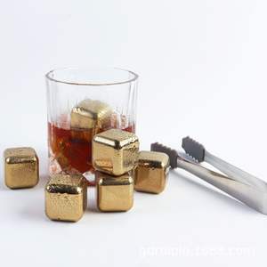 Juego de caja de regalo promocional Vino Licor Chillier Rocks Whisky Stone Cubos de hielo para Bowman Bowmore <span class=keywords><strong>Braes</strong></span> of Glenlivet - Product Image 6