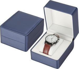 Boîte de rangement de luxe pour montre, en cuir personnalisé, à fente unique - Product Image 3