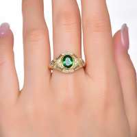 Kirin vente en gros non terni 14K 18K plaqué or 925 pierres précieuses anneaux mariage hommes turc islamique anneaux en argent Sterling pour hommes