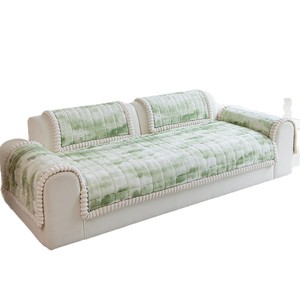 <b>Sofa</b> <b>Cover</b> Thickened Plush Faux Fur 145-185CM Winter Style Non Slip <b>For</b> <b>Sofa</b> Cushions - Product Image 5