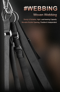 Support pliable triangulaire BANSEY pour balançoire de bondage avec étriers rembourrés pour les jambes, chaise de bondage, lit de bondage, accessoires sexuels - Product Image 5
