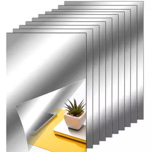 High Quality Custom Modern Self-Adhesive Acrylic Mirror Wholesale Small Flexible Frame-less Mirrors Promotional Mirrors