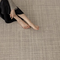 Tapis et carpettes de salon en mélange de laine, grand format, gris, doux, épais, durables, tapis d'appoint usagé