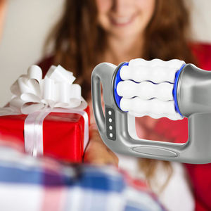 Blue Pink 20W/15W Vibration Rolling Massage geräte Elektrischer Heimgebrauch Entspannendes Celulite Remover Body Roller Massage gerät - Product Image 3