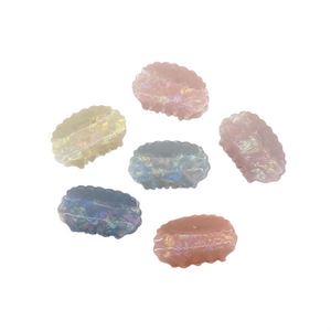 Fermaglio per capelli a forma di stella marina da 10 cm, iridescente, per donna, accessorio per capelli alla moda - Product Image 1