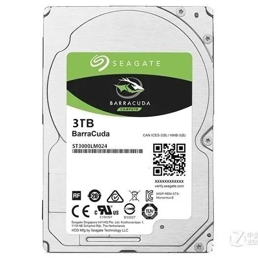 Seagate Barracuda 2.5 inci 3TB 5400RPM oleh 128MB ()) adalah hard drive cocok untuk laptop