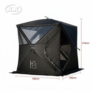 <span class=keywords><strong>Tente</strong></span> de sauna portable Kawagebo Kamp (KK) – Installation facile, 3 couches, Oxford 420D imperméable pour sauna sec extérieur <span class=keywords><strong>2</strong></span>-4 personnes - Product Image 2