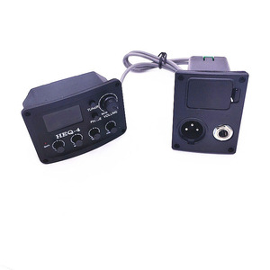Preamplificador de Guitarra Acústica HEQ-4 de Plástico con Afinador Digital, Ecualizador de 4 Bandas y Pastilla para Guitarra - Product Image 2