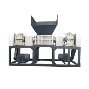 Mini máquina trituradora de plástico y metal para uso doméstico y granjas para Canadá con componente de rodamiento de núcleo a la venta