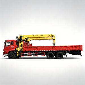 Camion-grue 12t du fabricant chinois, véhicule de transport hydraulique standardisé pour l'exportation - Product Image 1