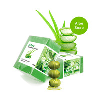 Jabón de Papaya orgánico de marca privada, jabón de Aloe Vear, Ácido Kójico, blanqueador de cúrcuma, jabón facial hecho a mano para Baño