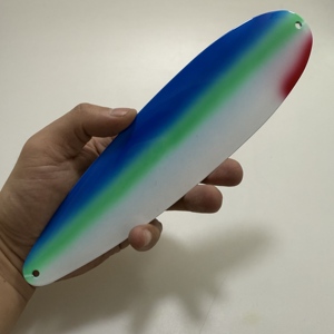 <span class=keywords><strong>Grande</strong></span> cuillère 9 pouces 4.9 oz OEM 304 cuillère à flotter en acier inoxydable leurre de pêche pour Striper Bass - Product Image 4