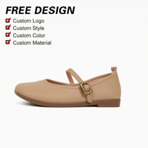Nouvelles Chaussures Mary Jane Élégantes en Cuir Souple pour Femme, à Talon Bas et Bride Croisée, Idéales pour l'Été - Product Image 1