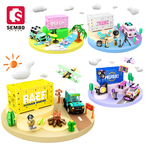 Sembo 281pcs unisex ABS khối xây dựng thiết lập lễ hội âm nhạc & xe nổi tiếng thế giới 714508 món quà hàng ngày mô hình đồ chơi - Product Image 1