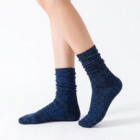 Chaussettes scintillantes mi-mollet pour femmes, tendance mode printemps été automne