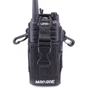 MSC-20EビッグナイロンポーチバッグキャリーケースBaofeng UV-5R UV-82 UV-XR UV-9R Plus YAESU TYT WOUXUN Motorola Walkie Talkie Radio