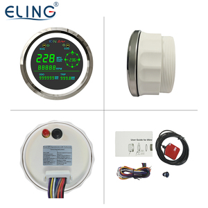 Eling không thấm nước kỹ thuật số GPS Đồng hồ tốc độ đo tốc độ với rpm tachometer cho Thuyền biển xe xe máy 12V 24V 85mm - Product Image 5