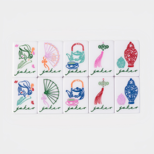 Stock local US, commande minimum 1 ensemble, nouveau style moderne, ensemble de mahjong de voyage personnalisé, 160 tuiles de mahjong américaines de luxe en acrylique gravé - Product Image 4