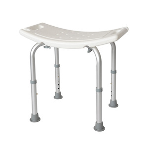 Chaise de douche Hengshunhe pour adultes et personnes âgées avec pieds réglables et siège antidérapant, équipement de sécurité pour la salle de bain - Product Image 4