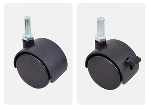 Moderne 2 Zoll Nylon <span class=keywords><strong>Caster</strong></span> Wheel Roller Blade Bürostuhl Ersatz möbel Räder für Wohnzimmer & Hotel - Product Image 2