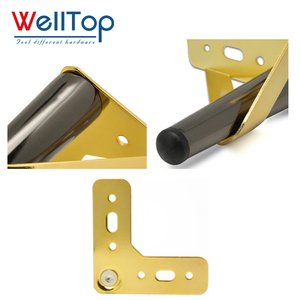 WELLTOP Nuovi Arrivi: Gambe per Divano in Metallo, Design <span class=keywords><strong>Industriale</strong></span> Moderno, Accessori Decorativi per Mobili, per Divani, Tavoli, Ospedali, Esterni - Product Image 6