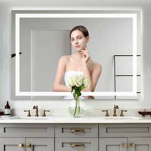Zhongshan Factory Direct Contemporary <b>Wall</b> Mounted Square Smart <b>Mirror</b> LED Light Bathroom Square Led <b>Mirror</b> - Product Image 3