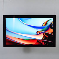 Layar Display Digital LCD Gantung Portabel Ultra Tipis untuk Kontrol Industri Android Indoor, Signage Digital untuk Iklan di Mal Ritel