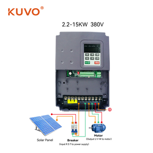 Variateur de fréquence MPPT KUVO KV100, entrée triphasée, sortie triphasée, 380V, pour moteur de pompe solaire, fonctionnement fiable, VFD, contrôle de vitesse - Product Image 2