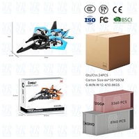 AiJH 2,4G Epp Rc avión espuma Rc avión de combate modelo Dual Control juguete volador Control remoto Drone Rc avión