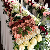 25 stuks realistische kunstbloemen rozenstelen handgemaakt milieuvriendelijk op maat gemaakte kleur DIY bruiloft bruidsdouche